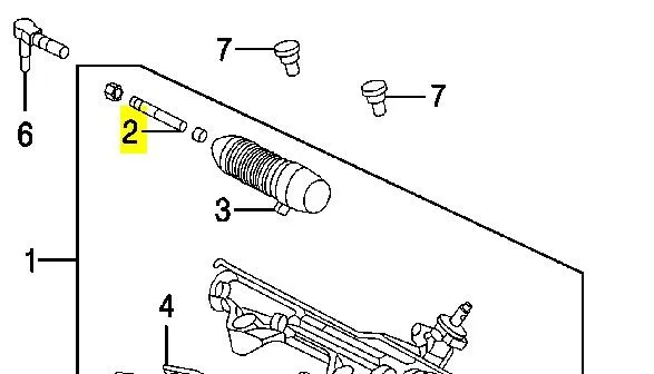 Рульова тяга 1L2Z3280CA Ford