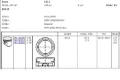 Поршень в комплекті на 1 циліндр, STD IZUMI 8942509161