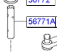 Шворінь колеса 5677145000 Hyundai/Kia