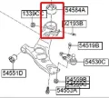 Сайлентблок переднього важеля HYUNDAI 545842W000