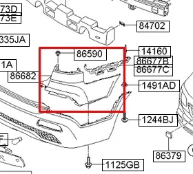 866822P010 HYUNDAI