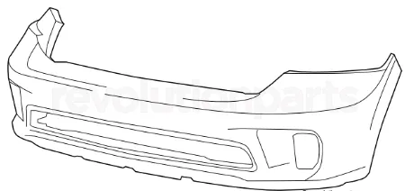 Передній бампер PDG04117BD Signeda