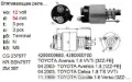 Втягуюче реле стартера TOYOTA 2815038010