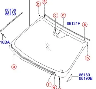 Лобове скло GS3230D13 XYG