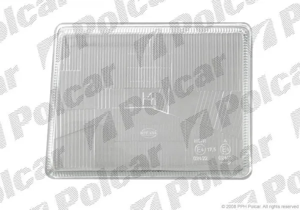 Скло фари лівої 301611E Polcar