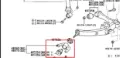 Сайлентблок заднього нижнього важеля TOYOTA 4807005010