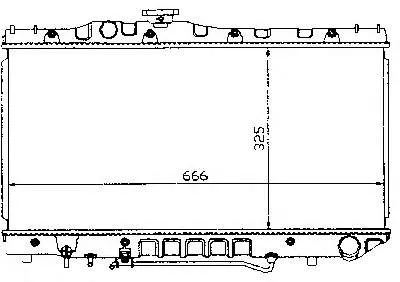 Радіатор 8121083 Polcar