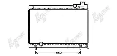 Радіатор JE3415200A Mazda