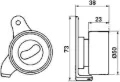 Ролик натягувача ременя ГРМ SKF VKM71200