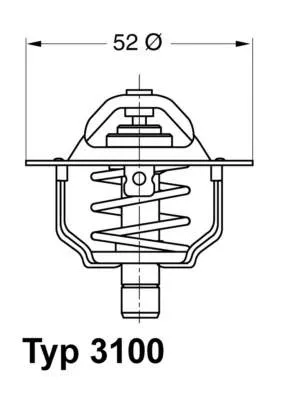 Термостат 310088D Wahler