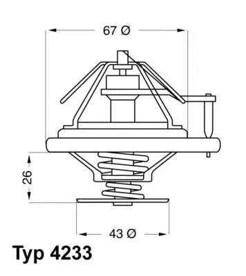 Термостат 423380D Wahler