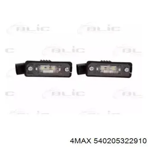Ліхтар підсвічування заднього номерного знака 05322900LED Depo/Loro/Abakus