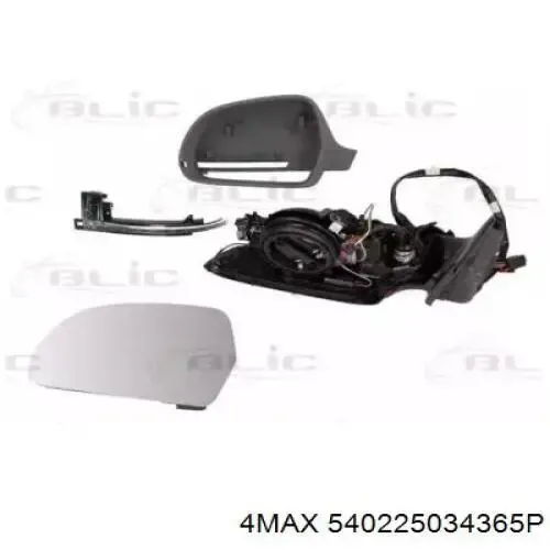 Ліве бокове дзеркало 0211M03 Depo/Loro/Abakus