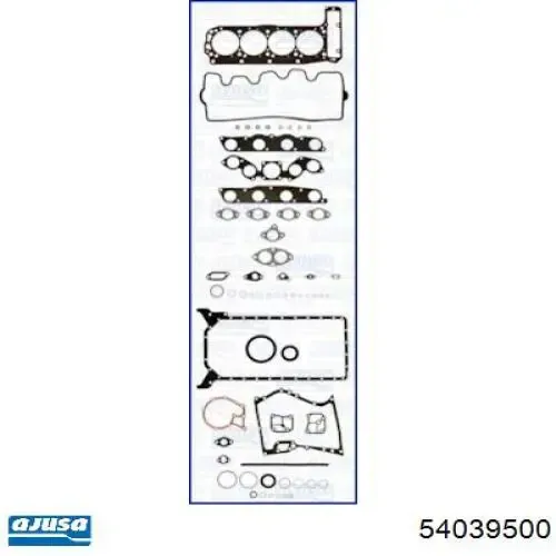 Комплект прокладок двигуна, нижній A1020103205 Mercedes