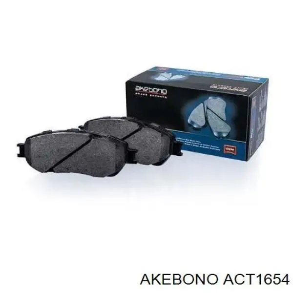 Передні тормозні колодки ACT1654 Akebono