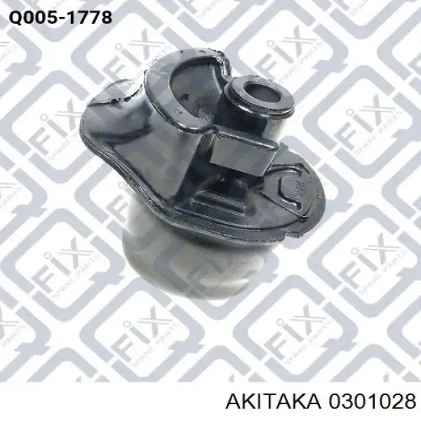 Сайлентблок заднього поздовжнього важеля, передній 0301028 Akitaka