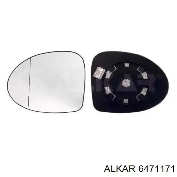 Дзеркальний елемент дзеркала заднього виду, лівого 3137G03 Depo/Loro/Abakus