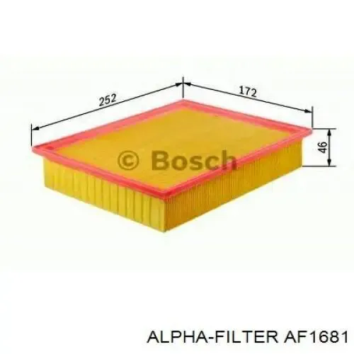Повітряний фільтр AF1681 Alpha Filter