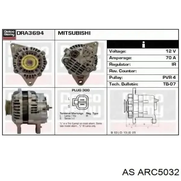 Діодний міст JF0718W60 Mazda
