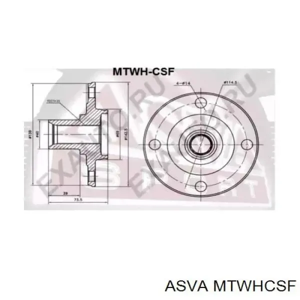 Передня маточина MTWHCSF Asva