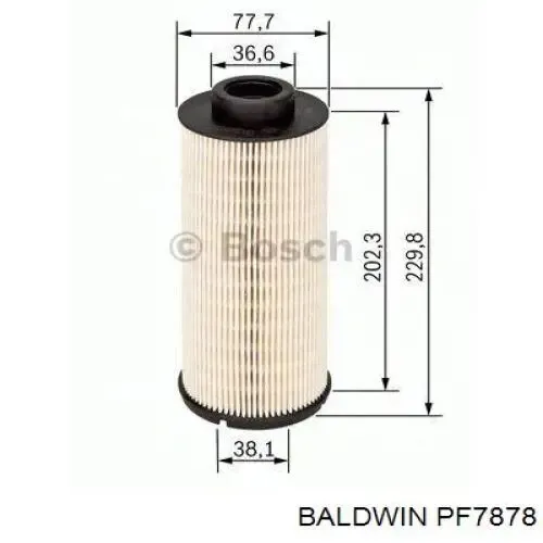 Паливний фільтр PF7878 Baldwin