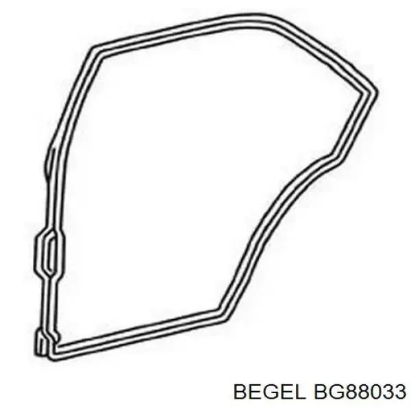 Решітка радіатора BG88033 Begel