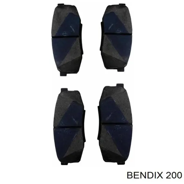 Передні тормозні колодки RPD200 Raybestos