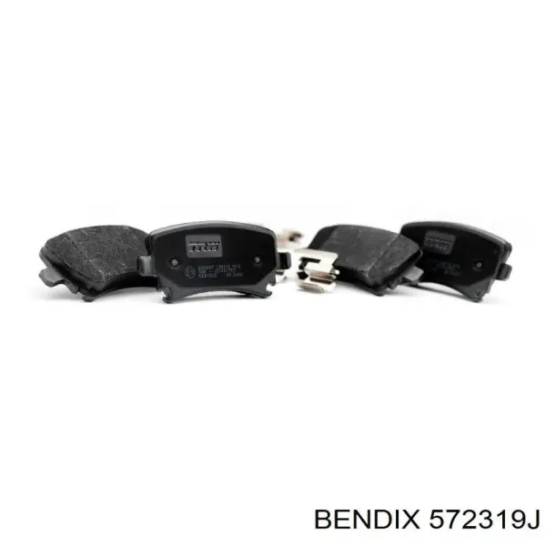 Передні тормозні колодки 572319J Jurid/Bendix