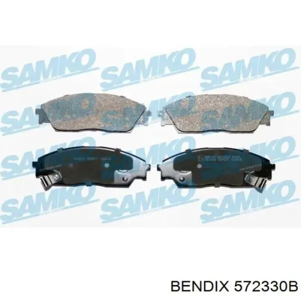 Передні тормозні колодки 572330B Jurid/Bendix