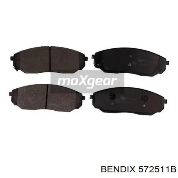 Передні тормозні колодки 572511B Jurid/Bendix
