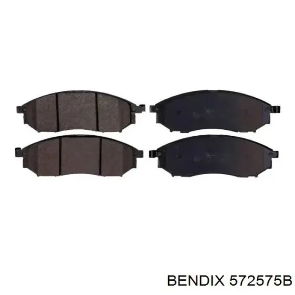 Передні тормозні колодки 572575B Jurid/Bendix