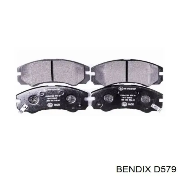 Передні тормозні колодки D579 Jurid/Bendix