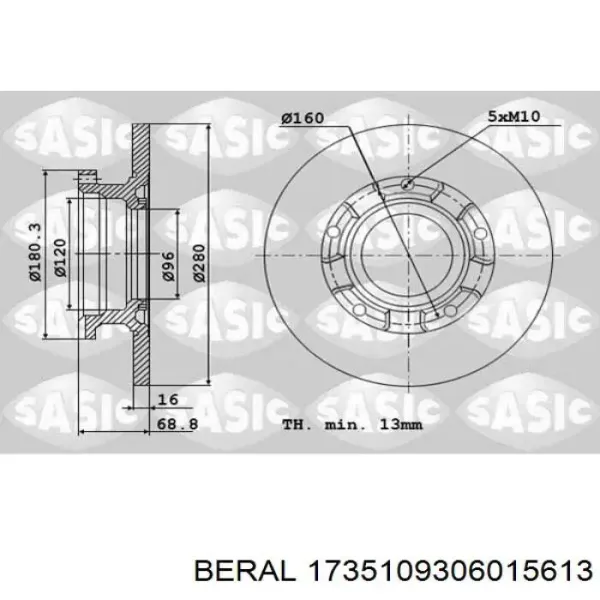 Колодки гальмові задні, барабанні BG42064 Begel