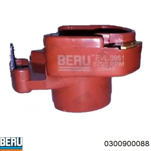 Бігунок (ротор) розподільника запалювання 0300900088 Beru