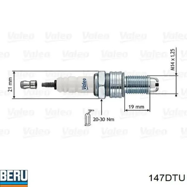 Свічки Beru 147DTU