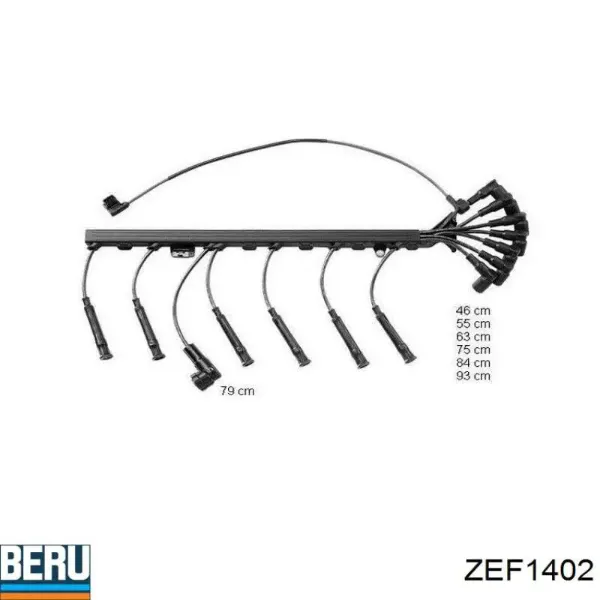 Високовольтні дроти ZEF1402 Beru