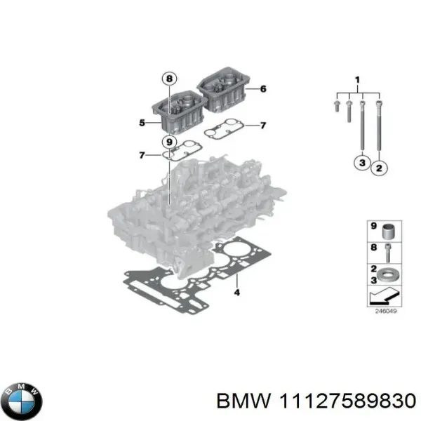 Кільце ущільнювальне свічкового колодязя 11127589830 BMW