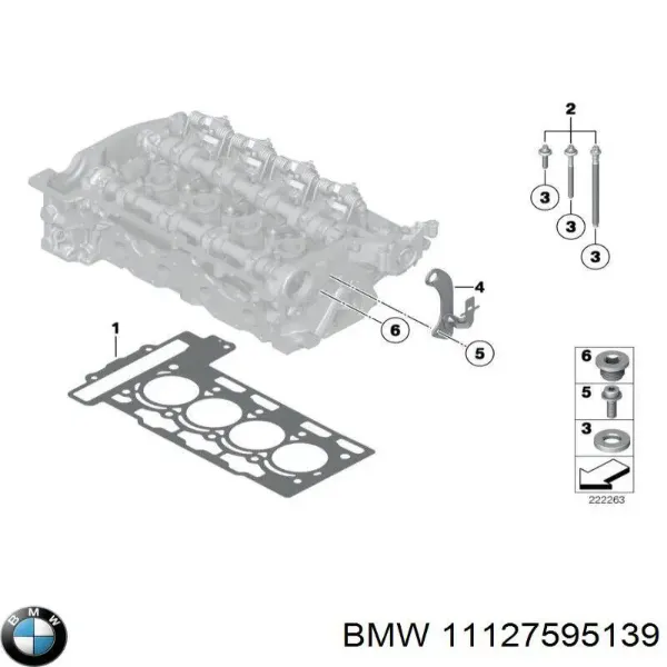 Прокладка ГБЦ 11127595139 BMW
