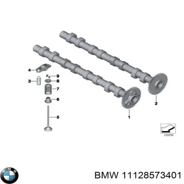 ГБЦ 11128573401 BMW