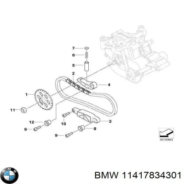  11417834301 BMW
