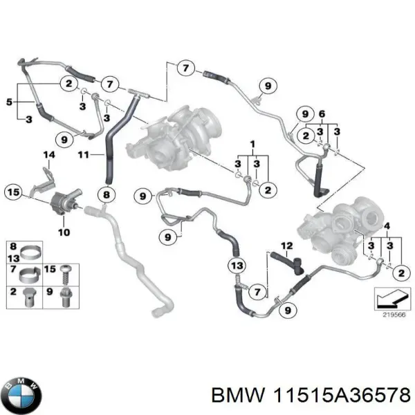 11515A36578 BMW