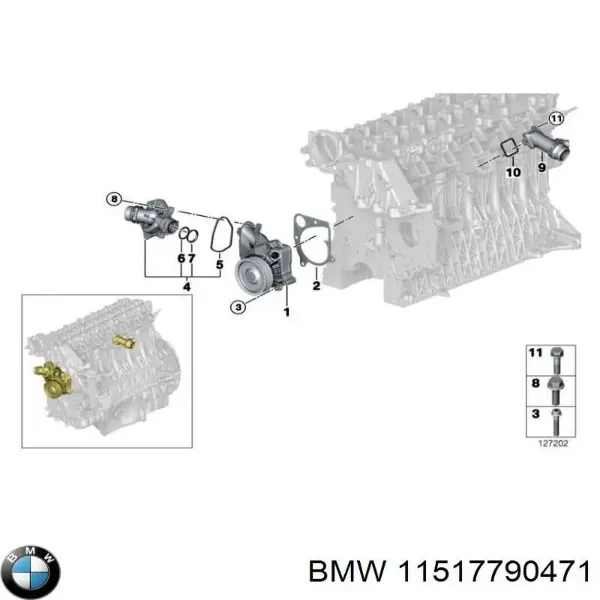 Помпа 11517790471 BMW