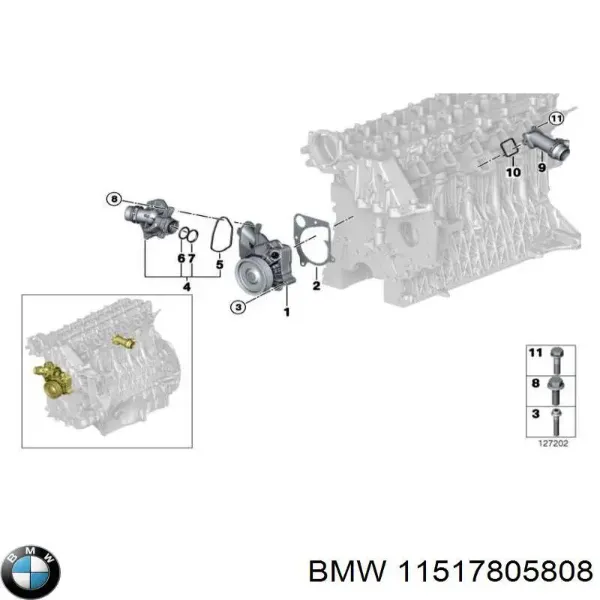 Помпа 11517805808 BMW