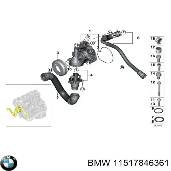  11517846361 BMW