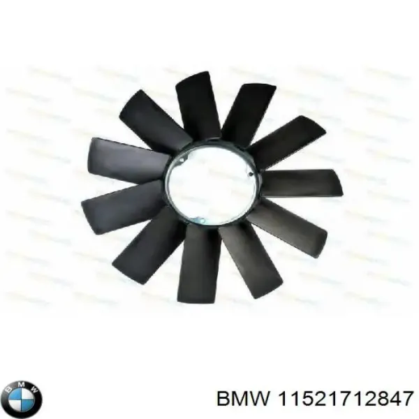 Вентилятор/крильчатка радіатора охолодження 11521712847 BMW