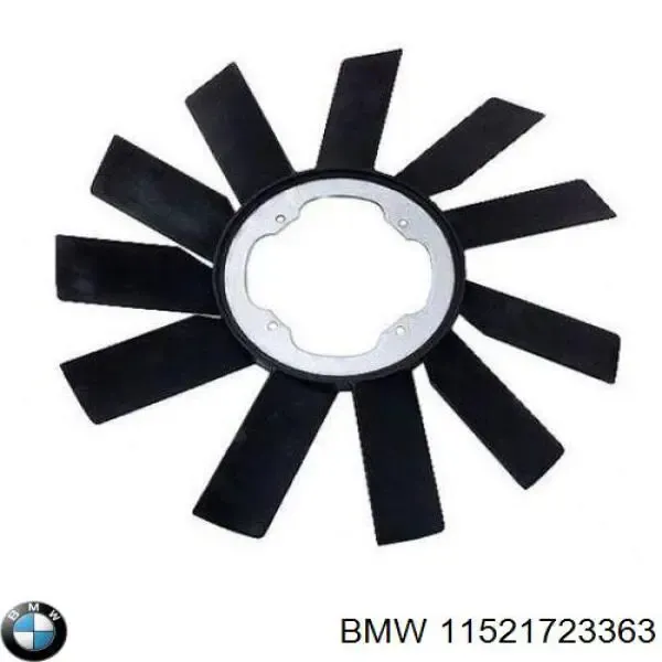 Вентилятор/крильчатка радіатора охолодження 11521723363 BMW
