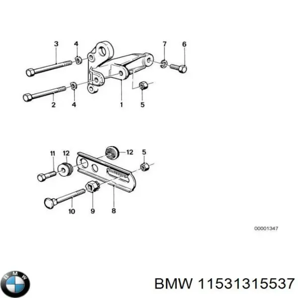 Термостат 11531315537 BMW