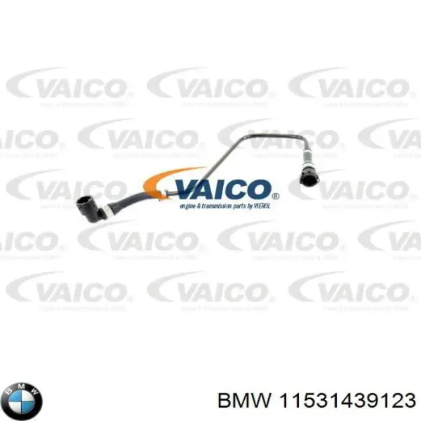 Шланг розширювального бачка, верхній 11531439123 BMW