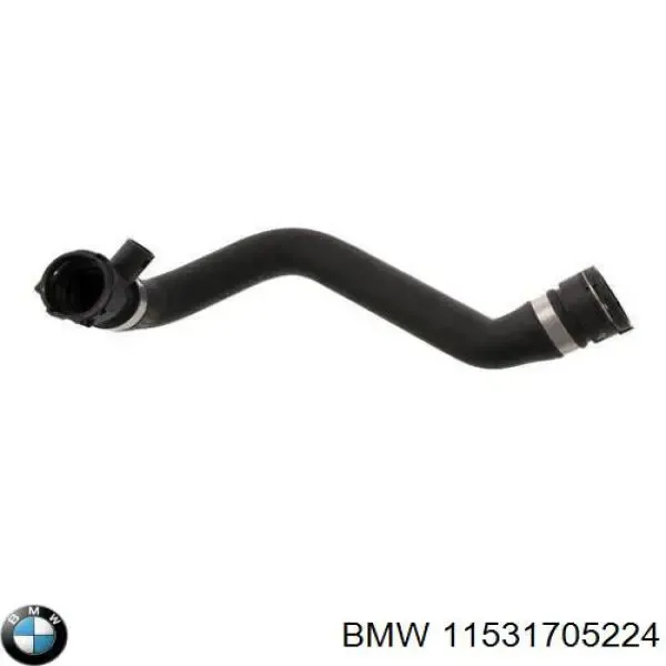 Шланг/патрубок радіатора охолодження, нижній 11531705224 BMW