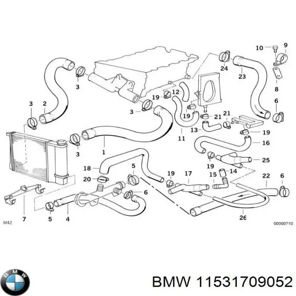  11531709052 BMW